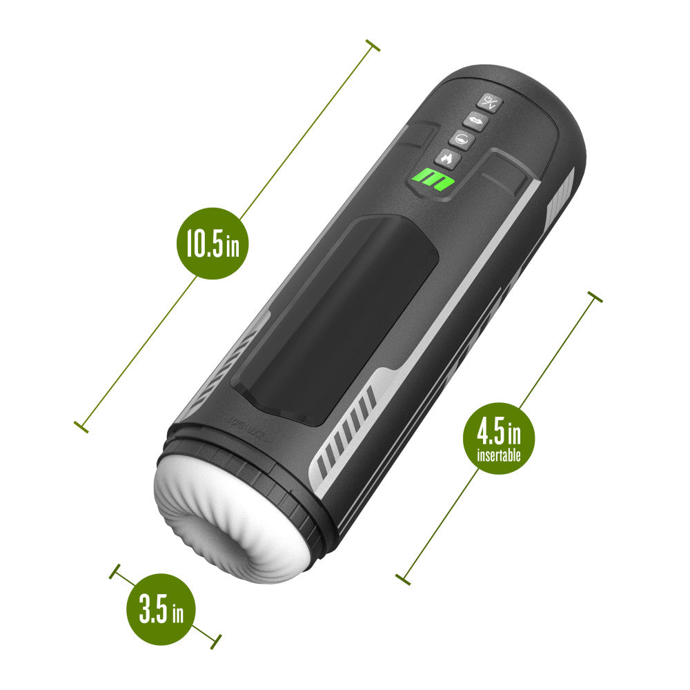 M For Men - Master Blaster - USB Rechargeable Vibrating & Sucking Auto Stroker — view 9