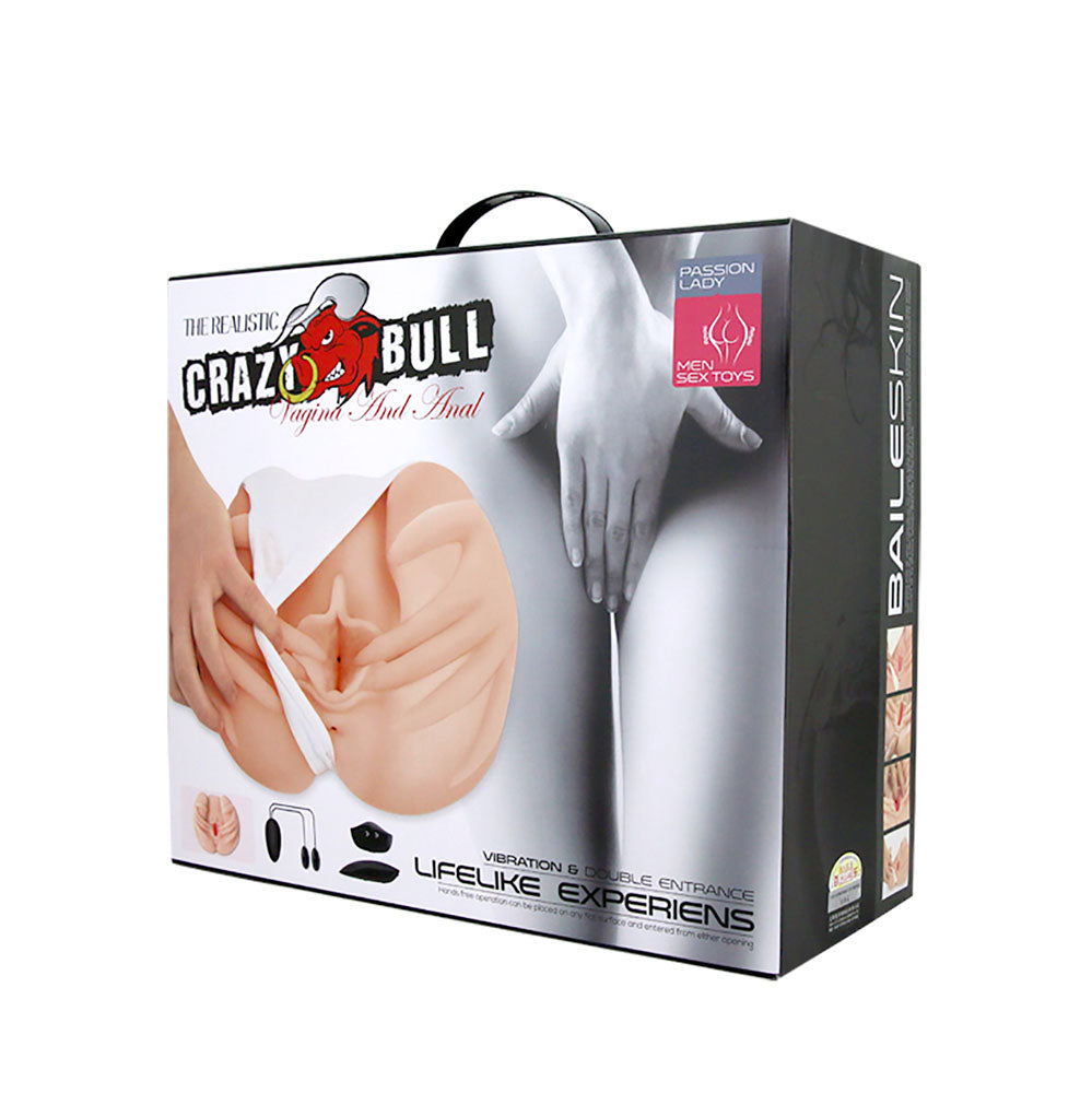 CRAZY BULL Vibrating Spread Torso - Flesh Vibrating Spread Torso Masturbator — view 8