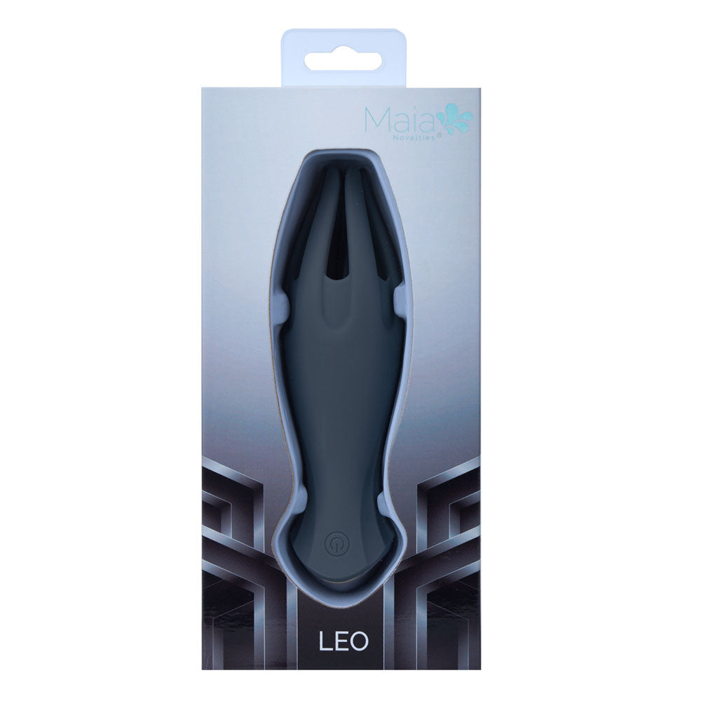 Maia LEO - Grey - Grey USB Rechargeable Penis Head Tickler — view 6
