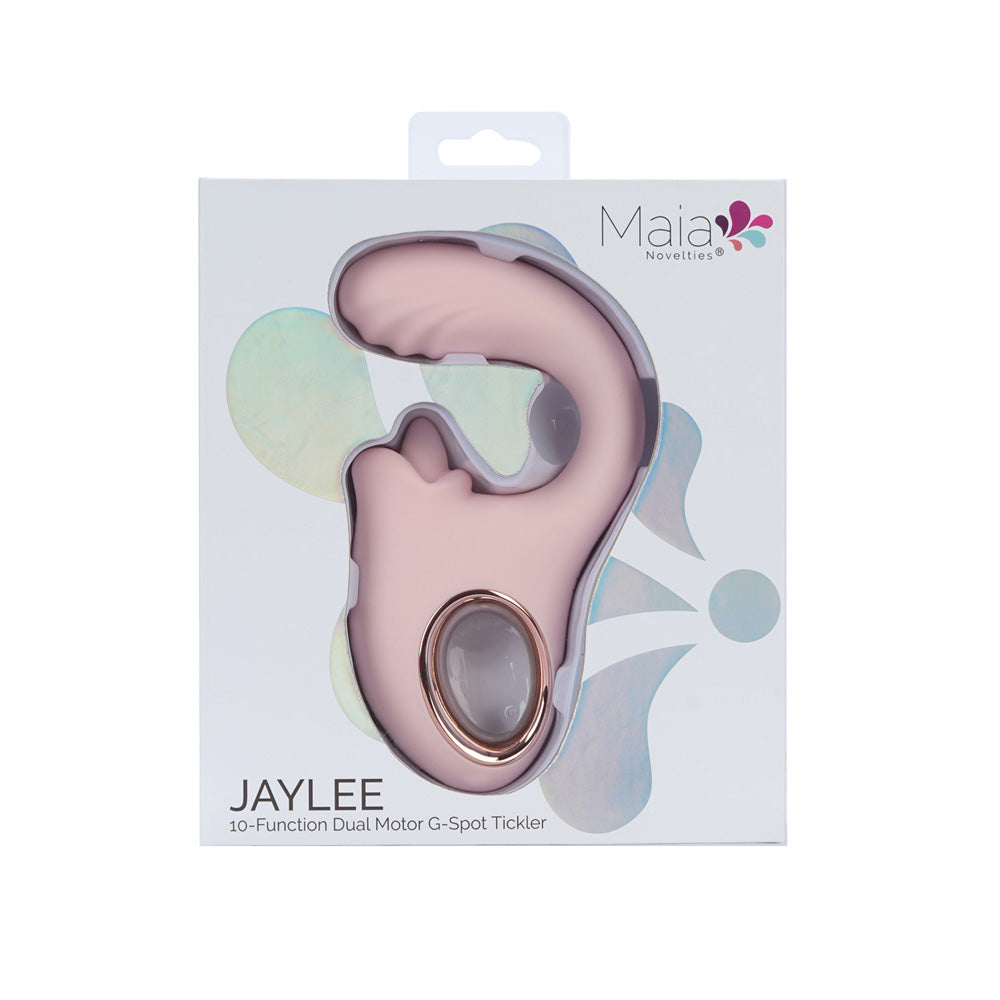 Maia JAYLEE - Pink - Pink Dual Motor Vibrator