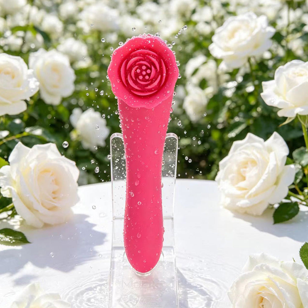Maia ROZA - Pink 18.4 cm USB Rechargeable Dual Ended Vibrator