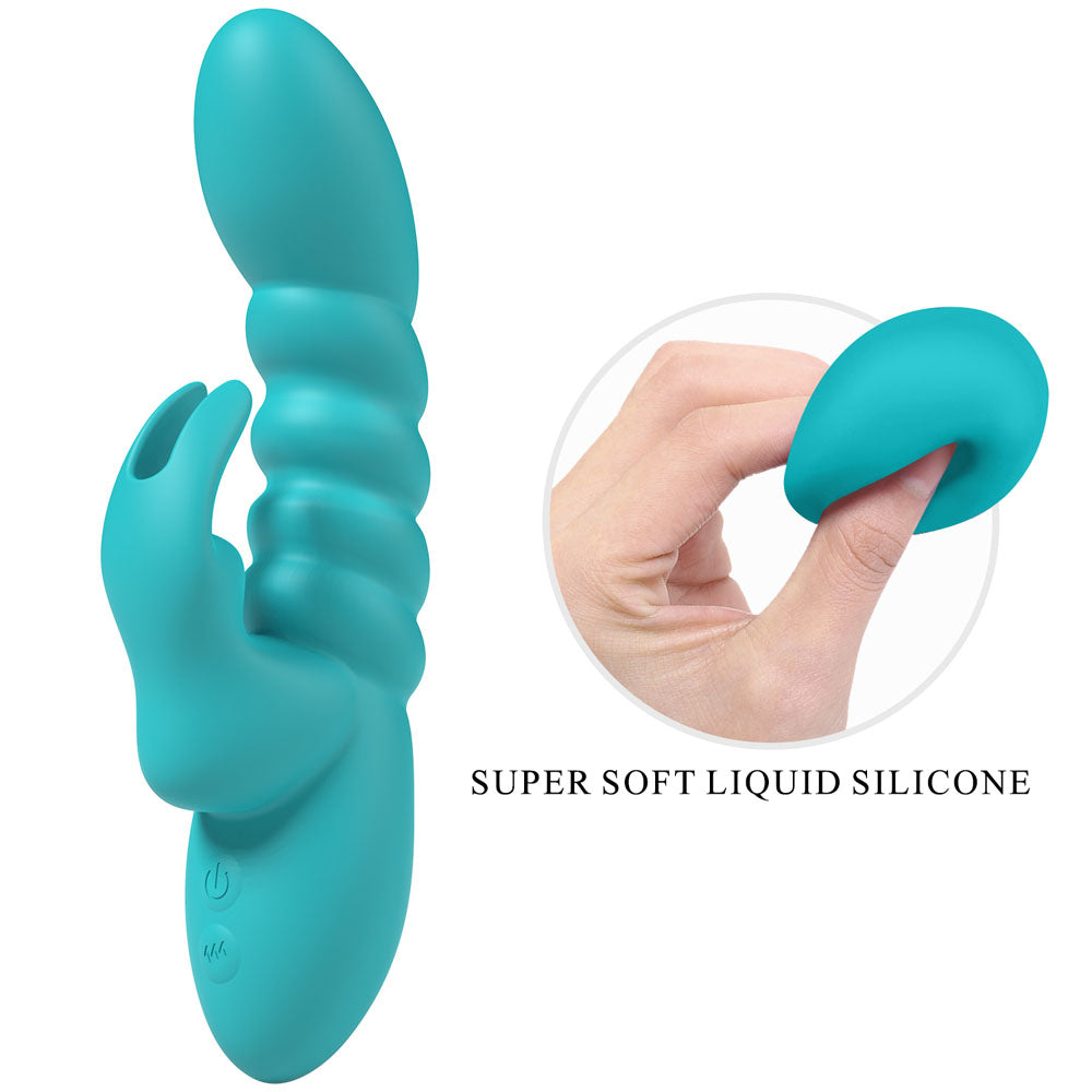 Party Up BRYNLYN - Teal - Teal 18.2 cm Rabbit Vibrator