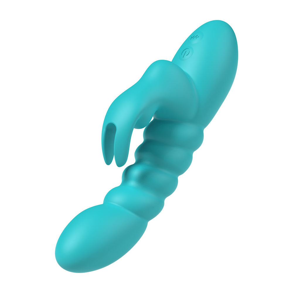 Party Up BRYNLYN - Teal - Teal 18.2 cm Rabbit Vibrator