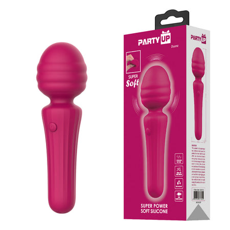 Party Up DUUNA - Pink - Pink 16.9 cm Massage Wand buy online Australia