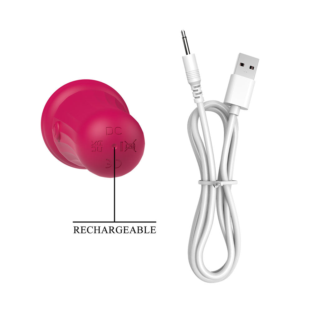 Party Up DUUNA - Pink - Pink 16.9 cm USB Rechargeable Massage Wand — view 7