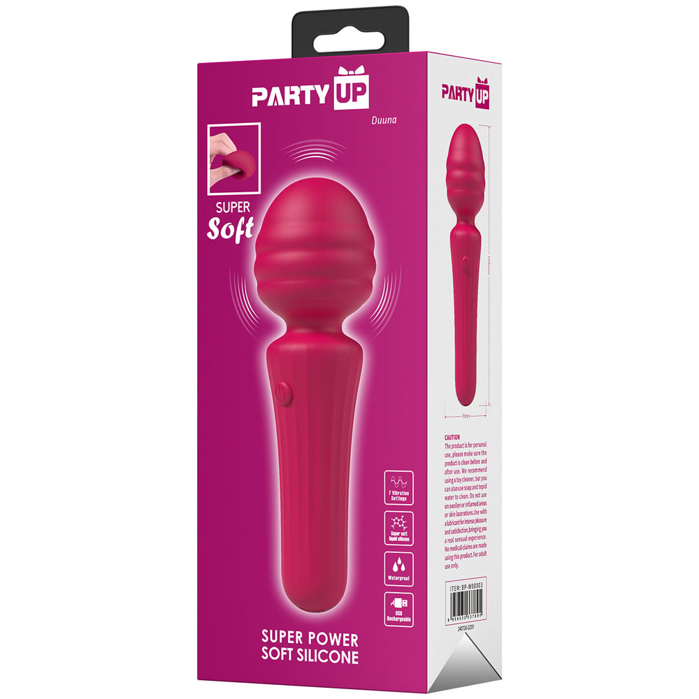 Party Up DUUNA - Pink - Pink 16.9 cm USB Rechargeable Massage Wand — view 8