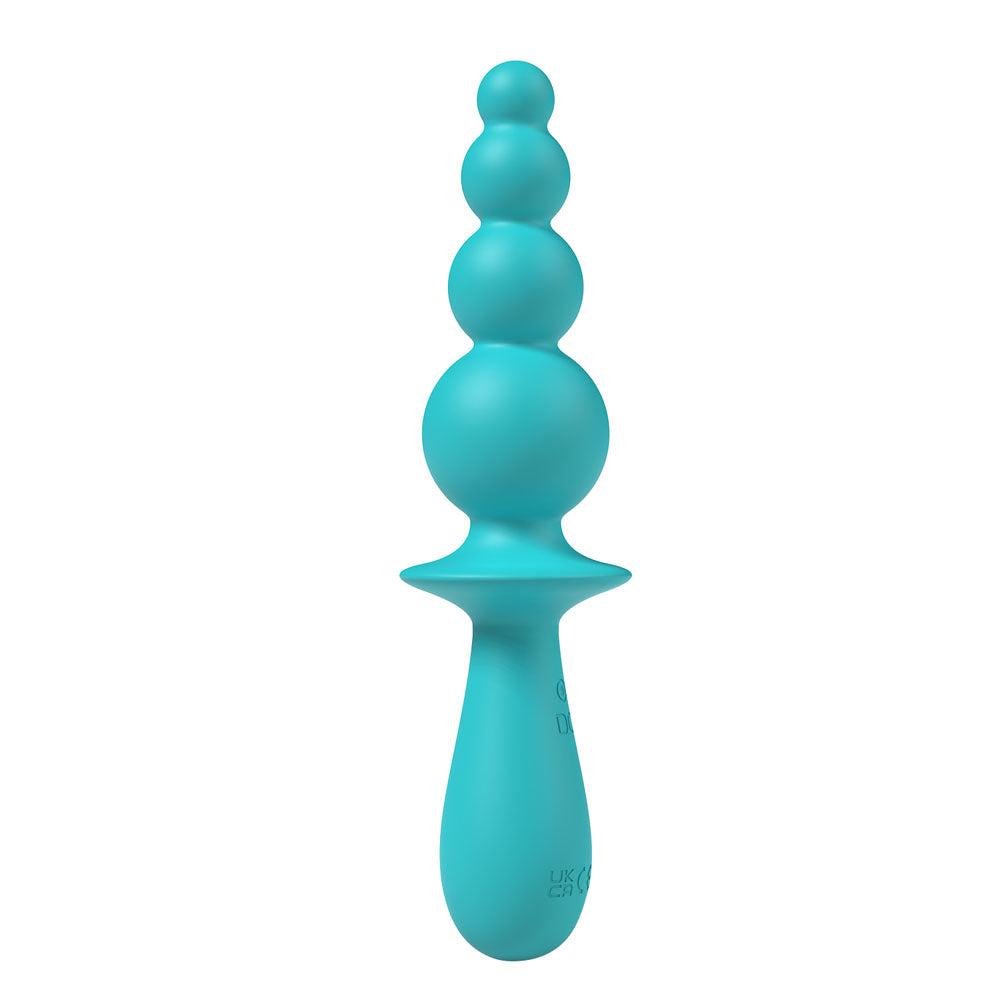 Party Up EVAJANE - Teal - Teal 17.1 cm Beaded Vibrator