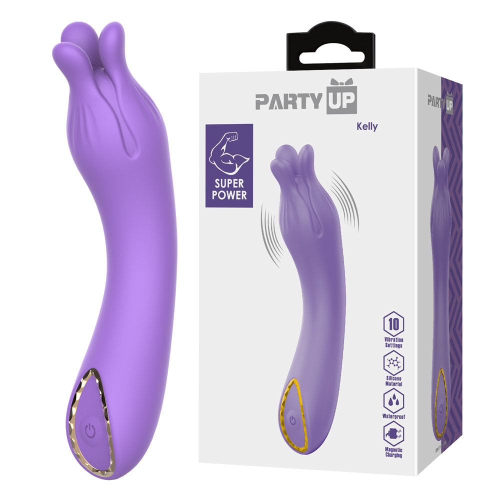 Party Up KELLY - Purple - Purple 13.7 cm Vibrator buy online Australia
