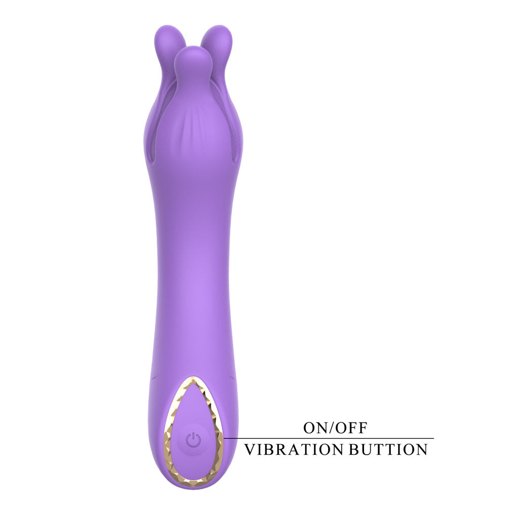 Party Up KELLY - Purple - Purple 13.7 cm USB Rechargeable Vibrator — view 6