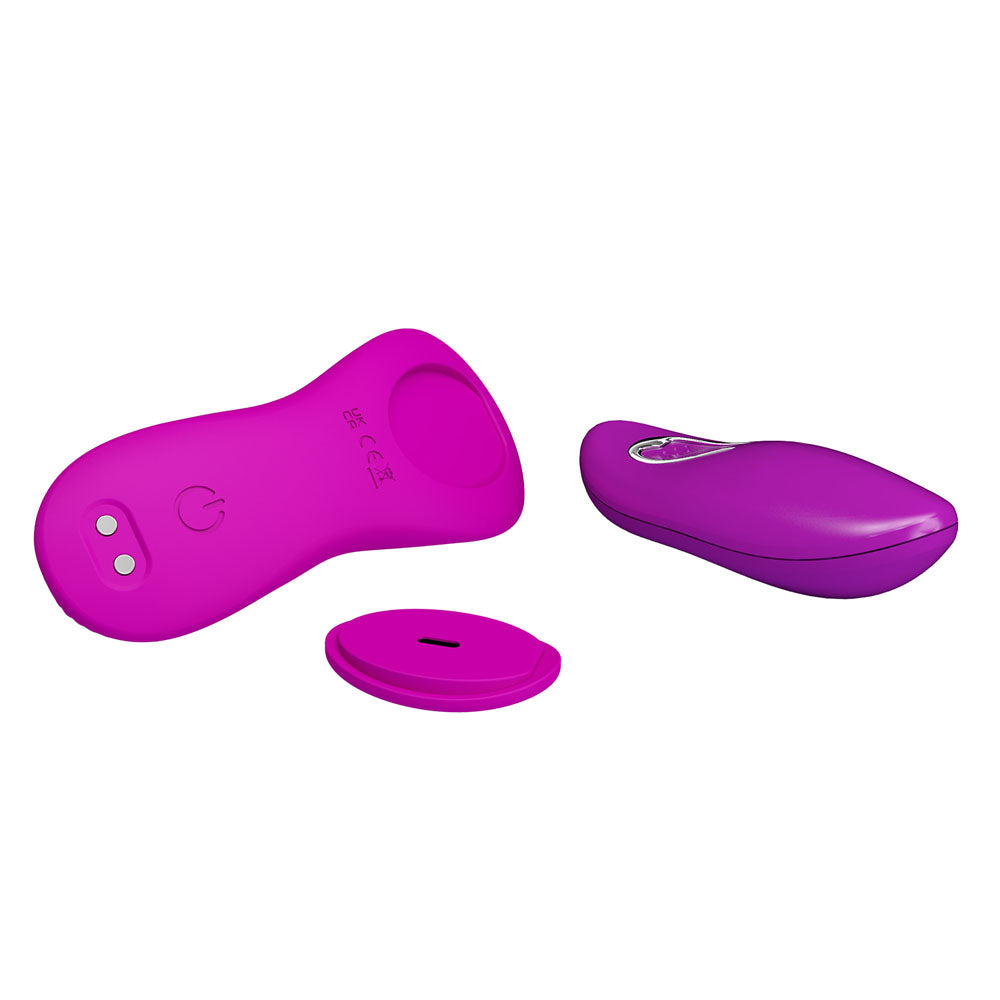 Party Up MICHAEL Panty Vibe - Pink - Pink Panty Vibrator with Wireless Remote Control