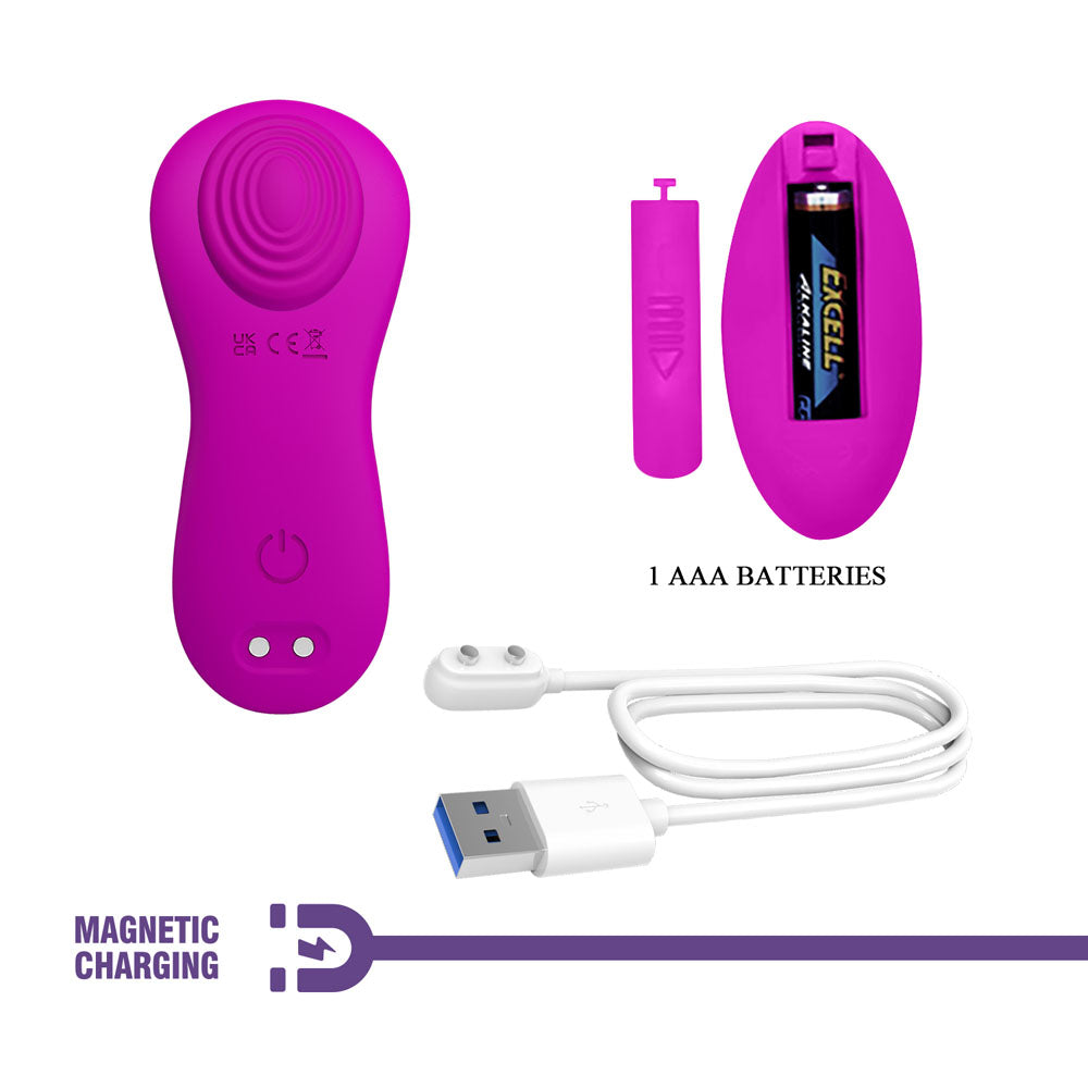 Party Up MICHAEL Panty Vibe - Pink - Pink USB Rechargeable Panty Vibrator with Wireless Remote Control — view 7