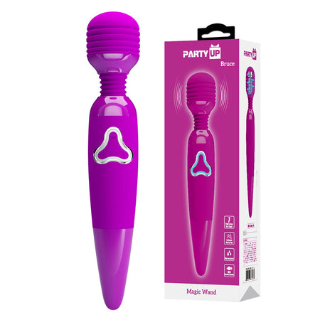 Party Up BRUCE Wand - Pink - Pink 25 cm Massage Wand buy online Australia
