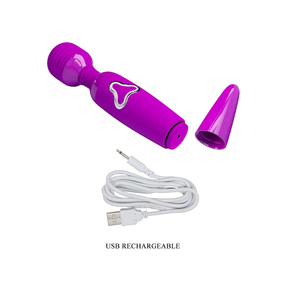 Party Up BRUCE Wand - Pink - Pink 25 cm USB Rechargeable Massage Wand — view 7