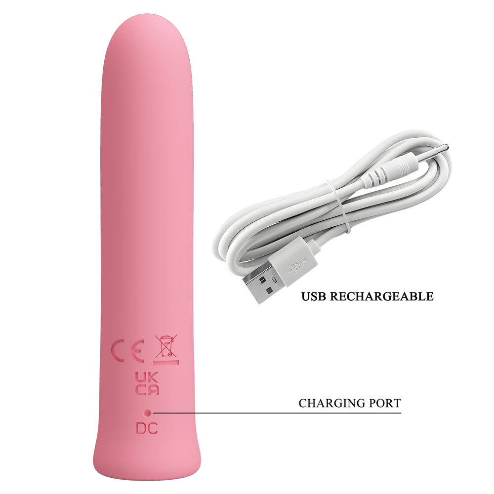 Party Up EDISON Bullet - Pink - Pink 10.3 cm USB Rechargeable Bullet — image 7