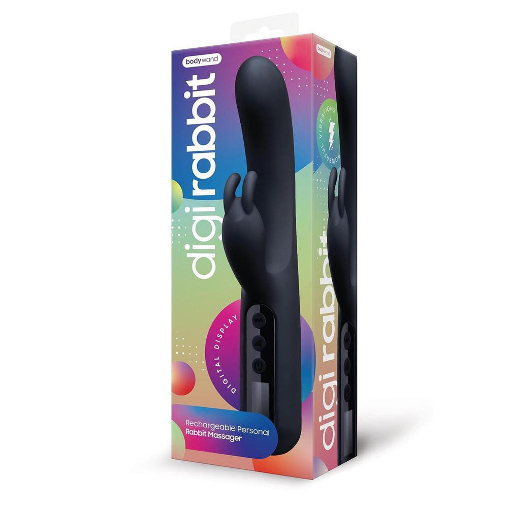 Bodywayd Digi Rabbit - Black 23 cm Rabbit Vibrator
