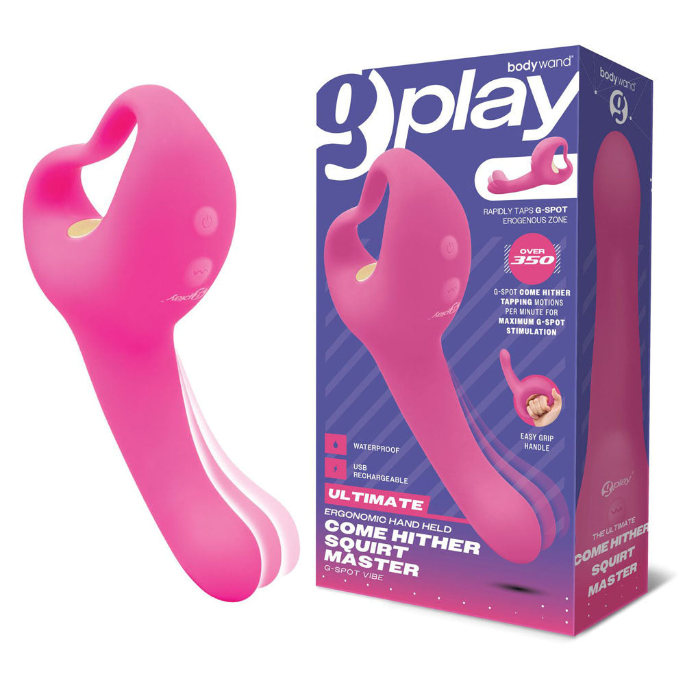 Bodywand G-Play Ultimate Come Hither Squirt Master - Pink 19 cm Vibrator buy online Australia