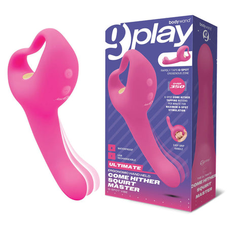 Bodywand G-Play Ultimate Come Hither Squirt Master - Pink 19 cm Vibrator buy online Australia