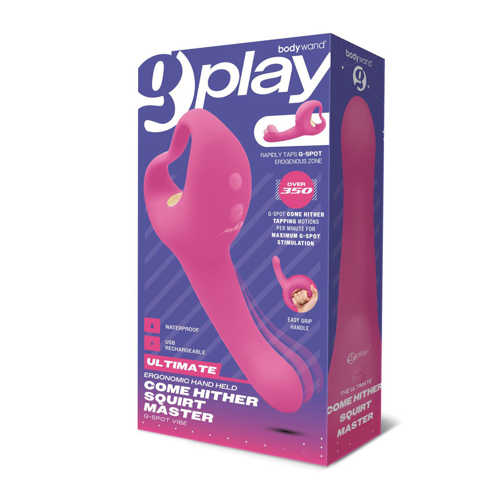 Bodywand G-Play Ultimate Come Hither Squirt Master - Pink 19 cm USB Rechargeable Vibrator — view 8