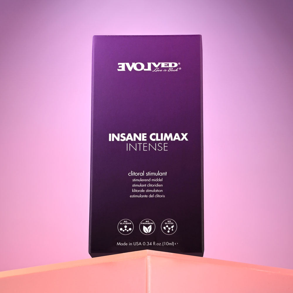 Evolved INSANE CLIMAX - INTENSE - Clitoral Stimulation Gel - 10 ml Tube — image 7