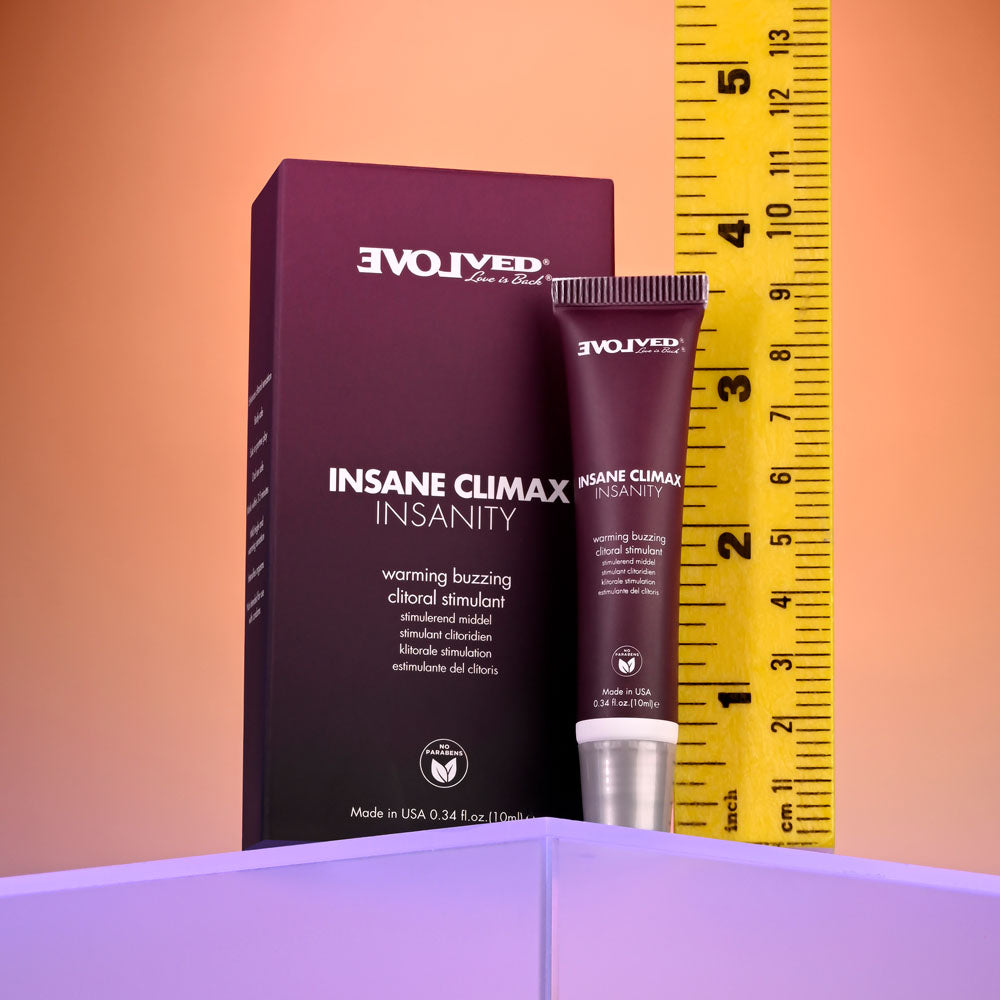 Evolved INSANE CLIMAX - INSANITY - Warming Buzzing Clitoral Stimulation Gel - 10 ml — image 9