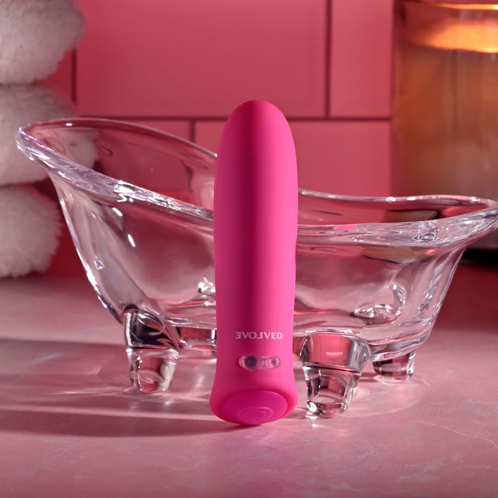 Pretty In Pink - Pink 8.6 cm (3.4'') USB Rechargeable Bullet
