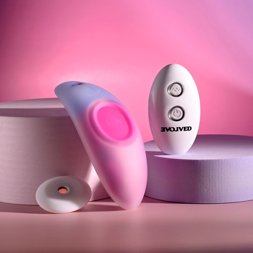 Evolved PARADISE PANTY - Pink/Purple Panty Vibrator with Remote Control