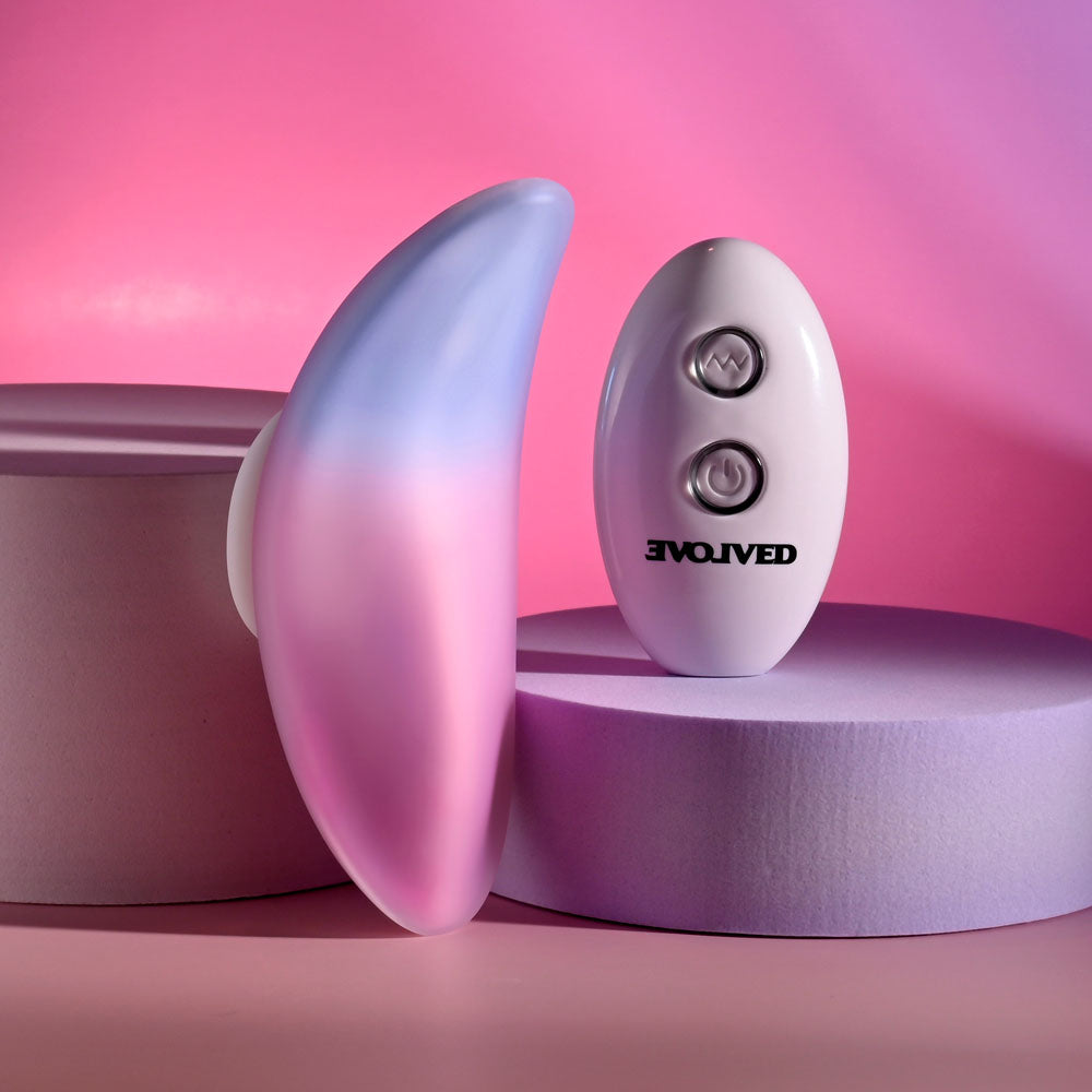 Evolved PARADISE PANTY - Pink/Purple Panty Vibrator with Remote Control