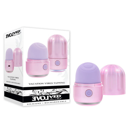 Evolved VACATION VIBES - TAPPING - Pink 8.5 cm Tapping Stimulator buy online Australia