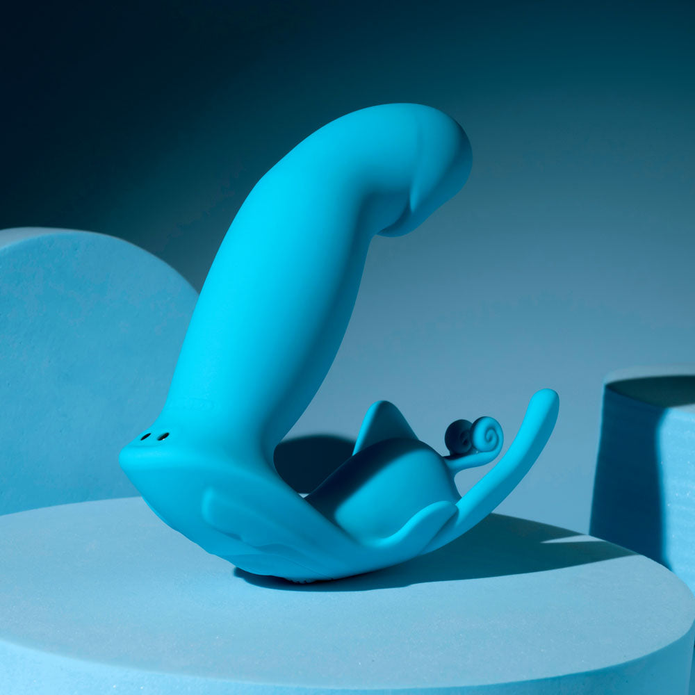 Evolved SPREAD YOUR WINGS - Blue USB Rechargeable Wearable Butterfly Vibrator — view 6