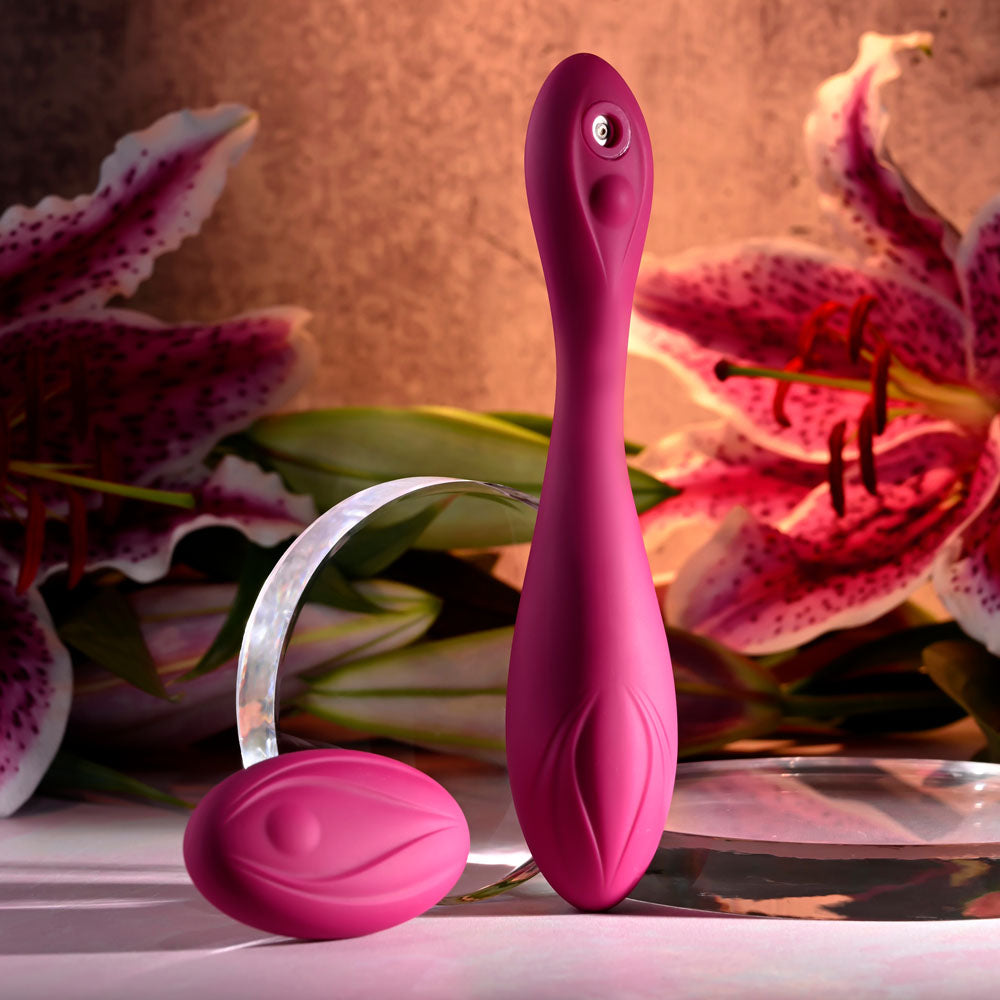 Evolved CHERRY POSE - Pink 16.1 cm Flexible & Posable Vibrator with Remote