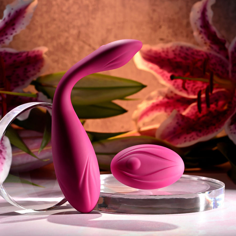Evolved CHERRY POSE - Pink 16.1 cm Flexible & Posable Vibrator with Remote