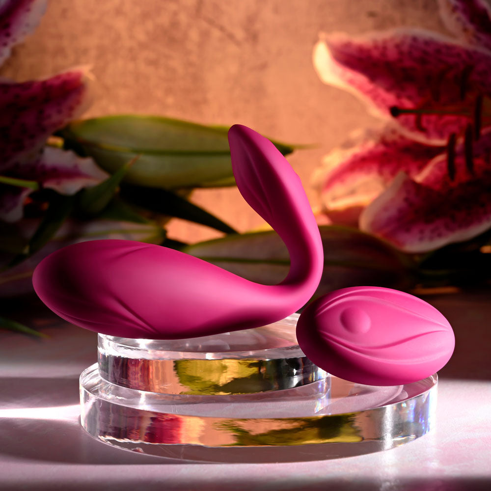 Evolved CHERRY POSE - Pink 16.1 cm Flexible & Posable Vibrator with Remote
