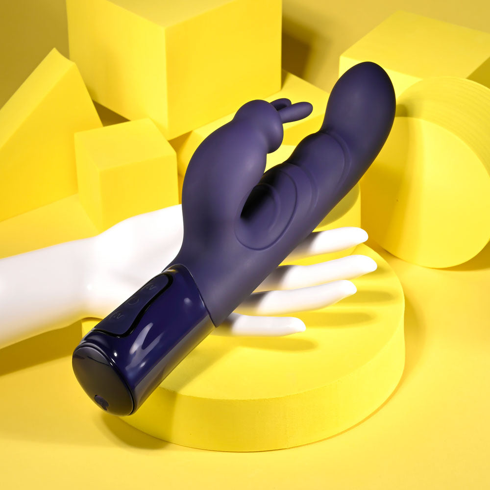 Evolved BIG DEAL - Purple 25.7 cm USB Rechargeable Rabbit Vibrator — view 7