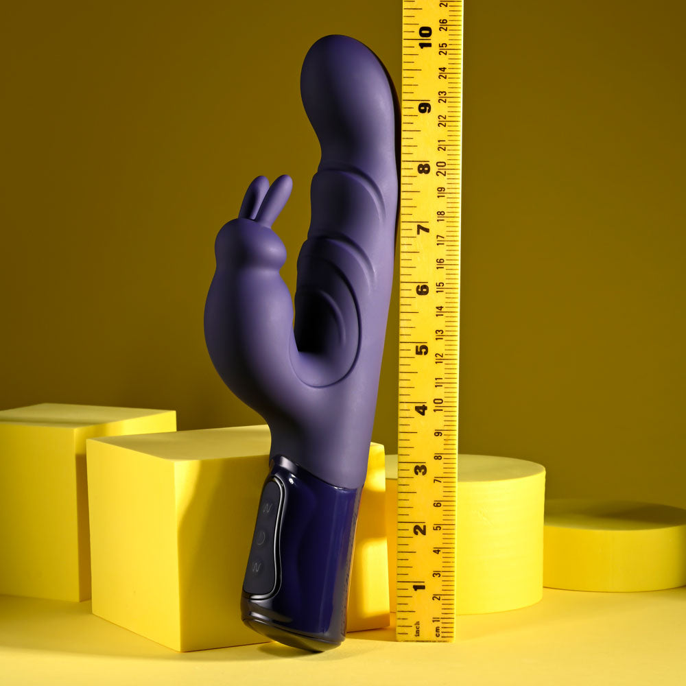 Evolved BIG DEAL - Purple 25.7 cm USB Rechargeable Rabbit Vibrator — view 8