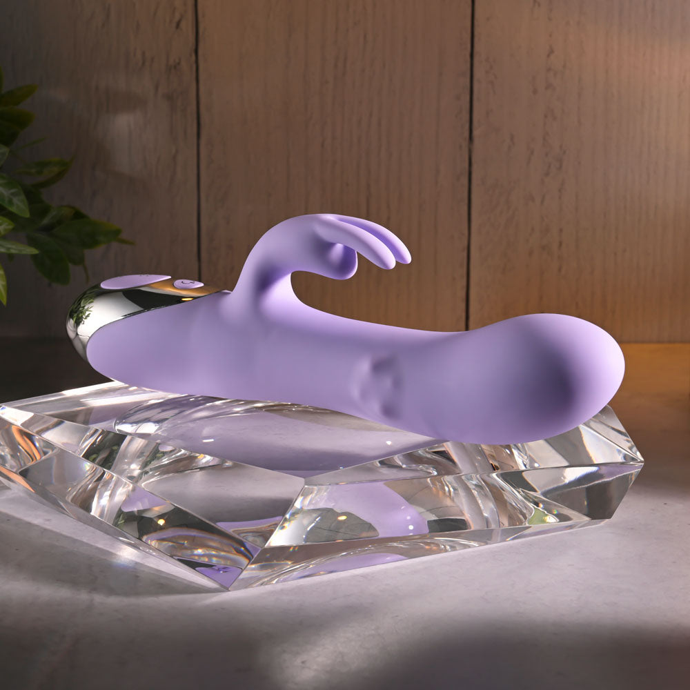 Evolved SPINDERELLA - Purple USB Rechargeable Rabbit Vibrator — view 6