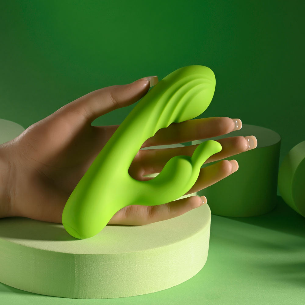 Evolved BRAT BUNNY - Green 16.2 cm Rabbit Vibrator