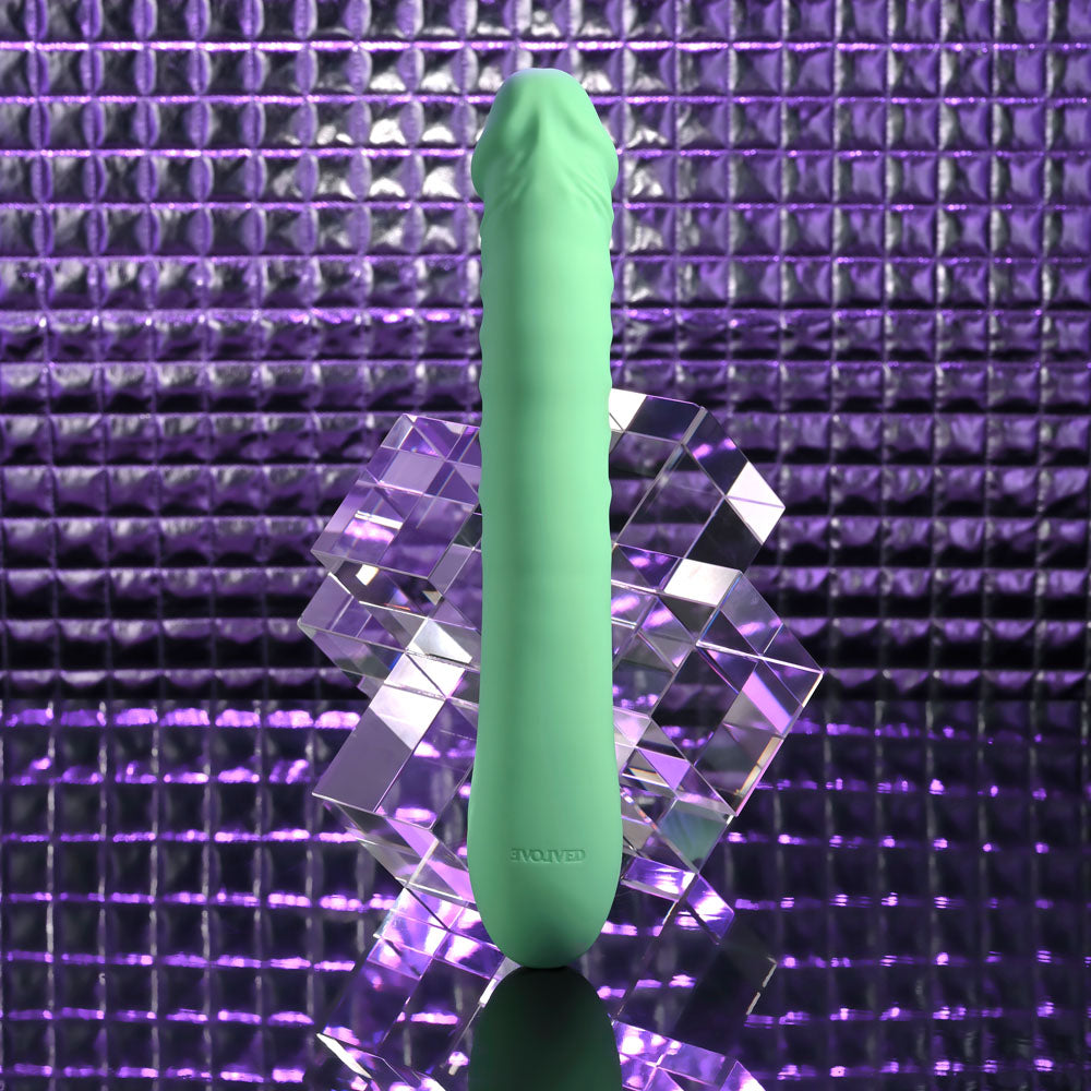 Evolved FULL THROTTLE - Mint Green 24.1 cm Vibrator