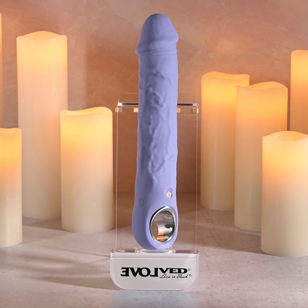 Evolved LARGE PURPLE FANTASY - Purple 21.8 cm USB Rechargeable Vibrator — view 6