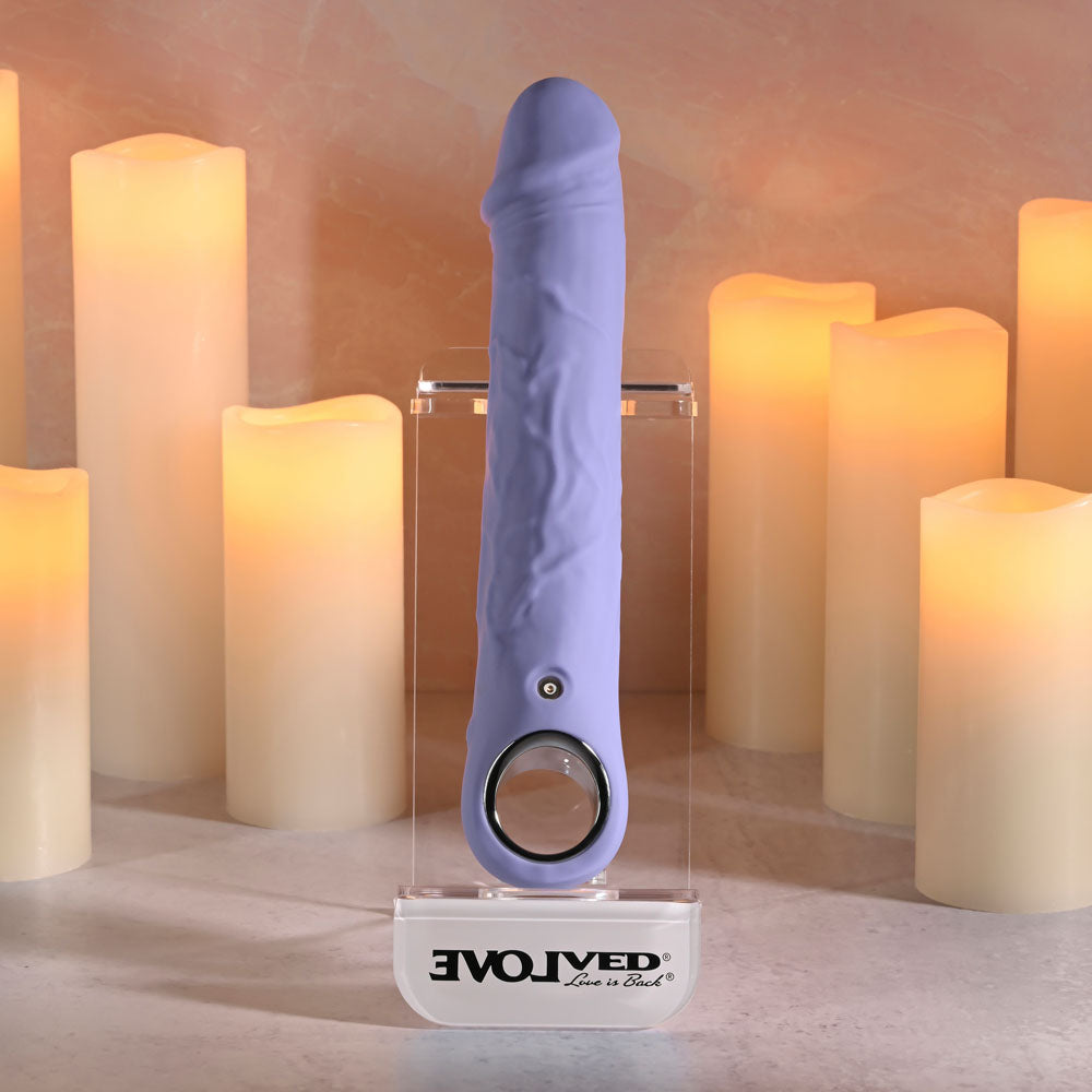 Evolved LARGE PURPLE FANTASY - Purple 21.8 cm USB Rechargeable Vibrator — view 7