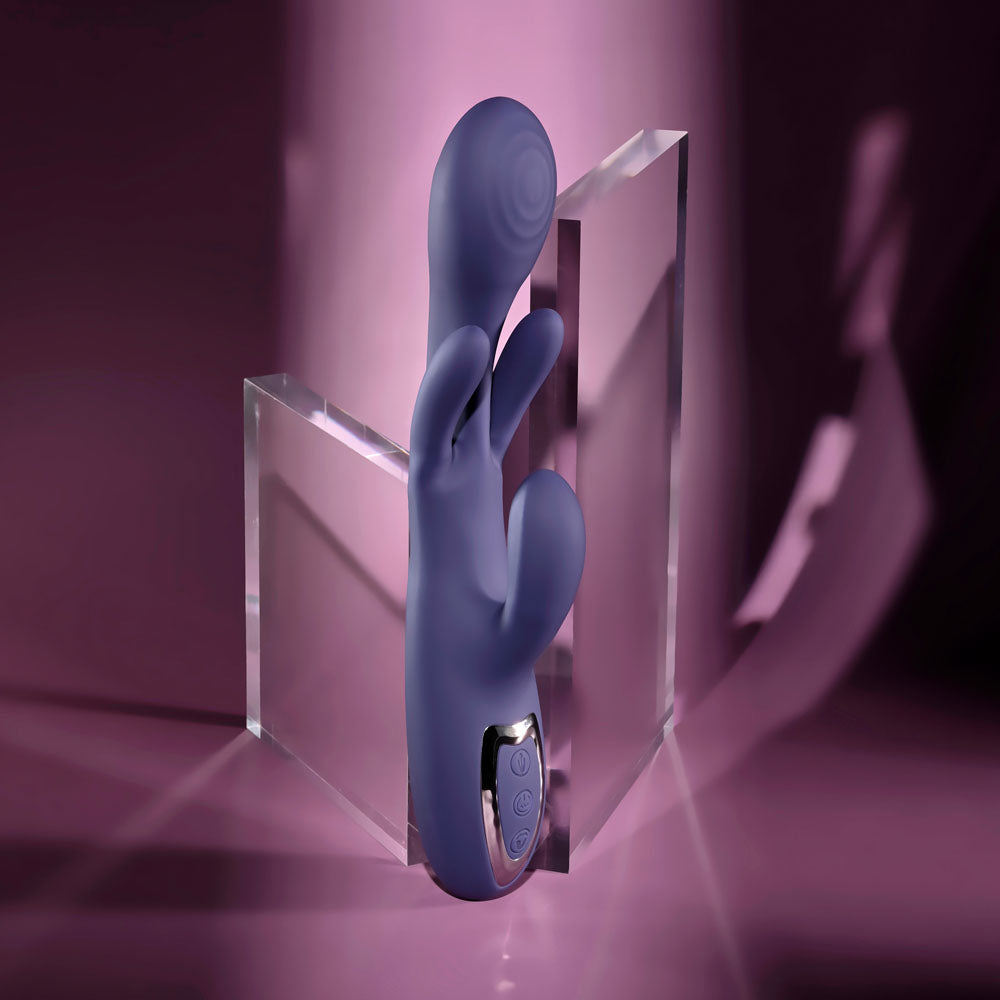 Evolved BOW DOWN - Purple USB Rechargeable Rabbit Vibrator — image 4