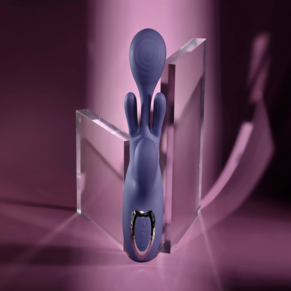 Evolved BOW DOWN - Purple USB Rechargeable Rabbit Vibrator — image 5