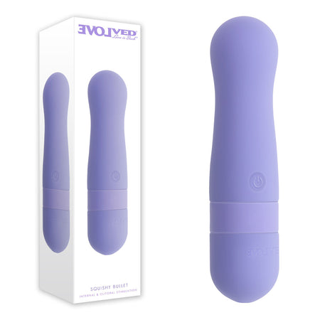 Evolved SQUISHY BULLET - Purple 11 cm Bullet buy online Australia