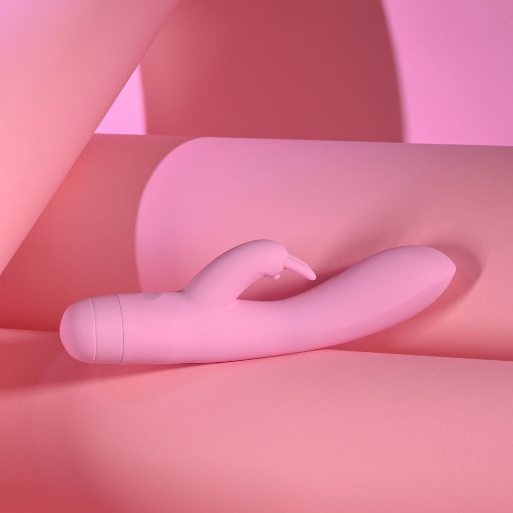 Evolved CUSHY BUNNY - Pink 19.1 cm USB Rechargeable Rabbit Vibrator — view 6