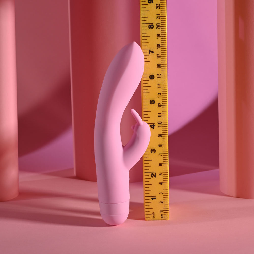 Evolved CUSHY BUNNY - Pink 19.1 cm USB Rechargeable Rabbit Vibrator — view 8