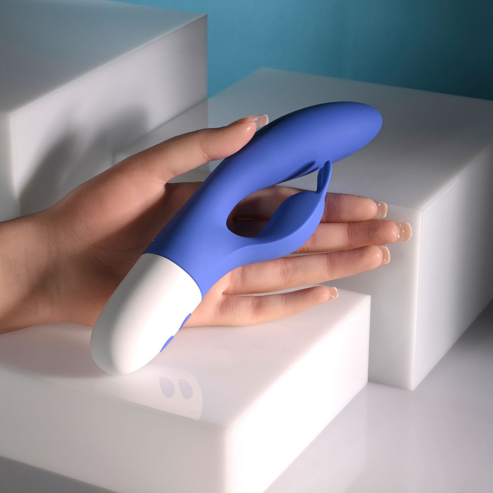 Evolved FUNNY BUNNY - Blue 20 cm Rabbit Vibrator