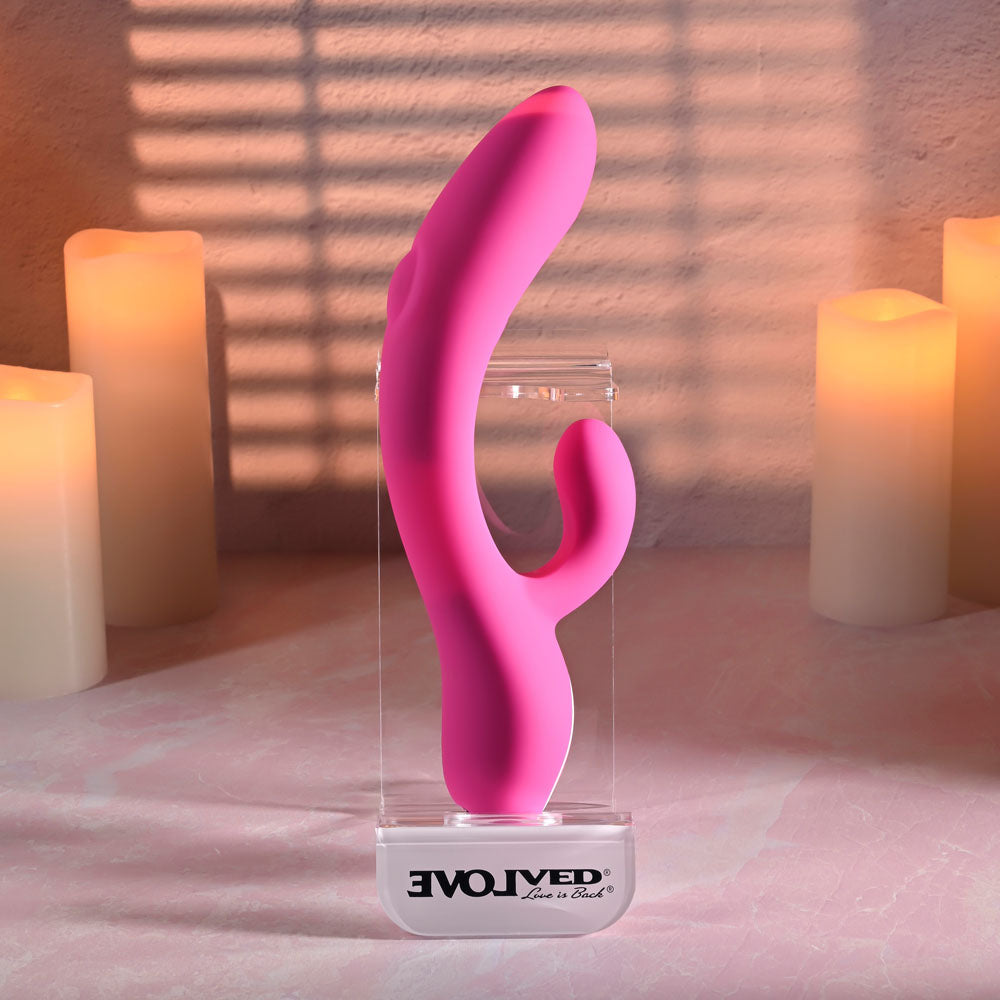 Evolved G-TAPPER - Pink USB Rechargeable Rabbit Vibrator — view 6
