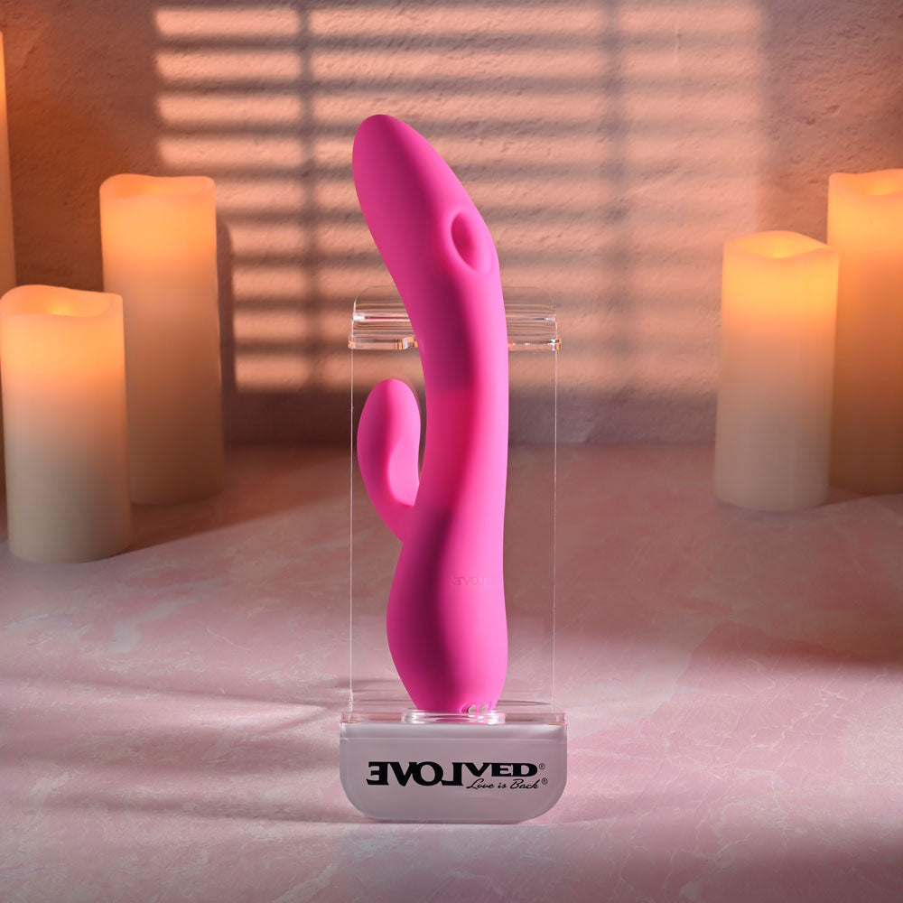 Evolved G-TAPPER - Pink USB Rechargeable Rabbit Vibrator — view 7