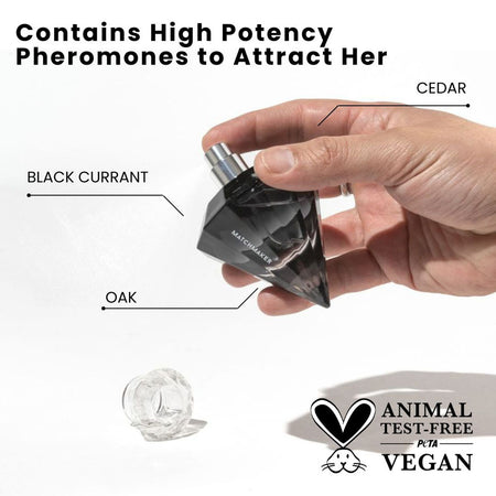 Eye of Love Matchmaker Black Diamond - Pheromone Cologne for Men to attract Women Spray buy online Australia