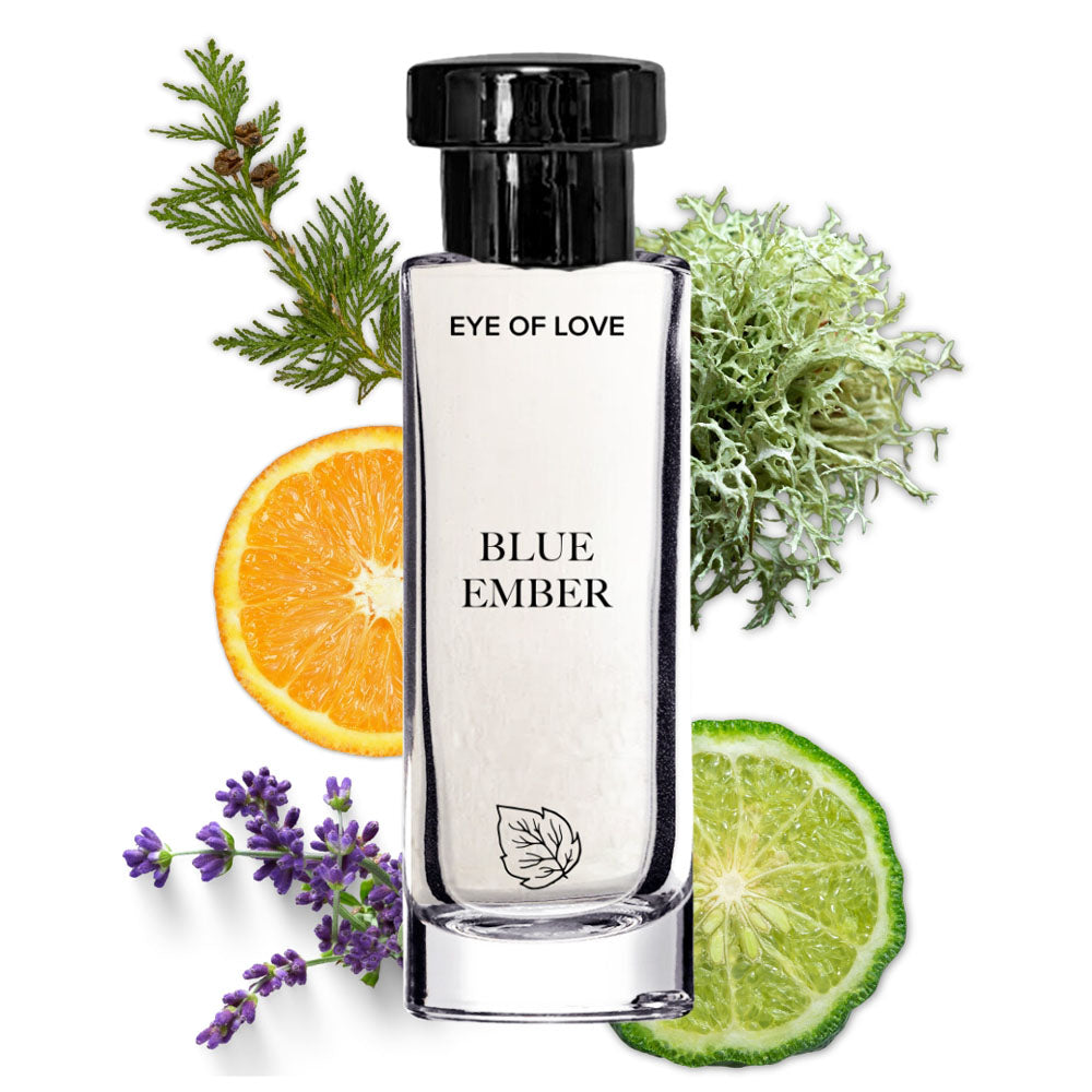 Eye Of Love Love In Bloom Blue Ember Pheromone Cologne - Citrus & Cedar Scented Pheromone Cologne for Men to attract Women Sp