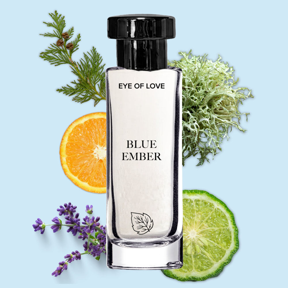 Eye Of Love Love In Bloom Blue Ember Pheromone Cologne - Citrus & Cedar Scented Pheromone Cologne for Men to attract Women Sp